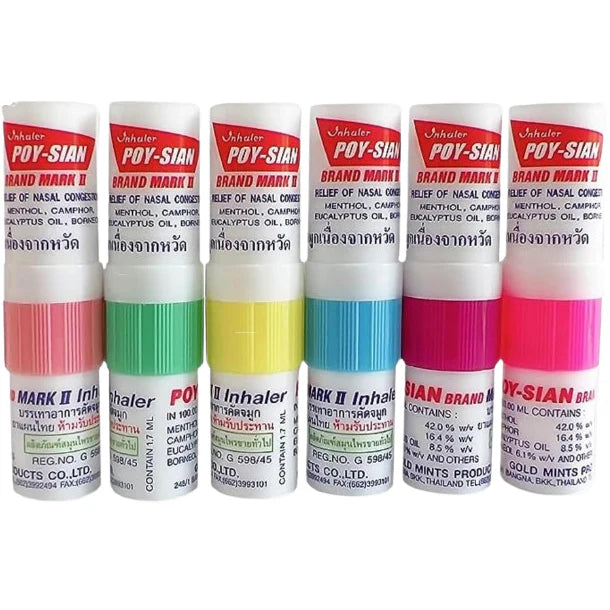 Poy Sian Thailand Inhaler 2 in 1- 1pc