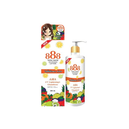 888 Total White Whitening Lotion 250ml