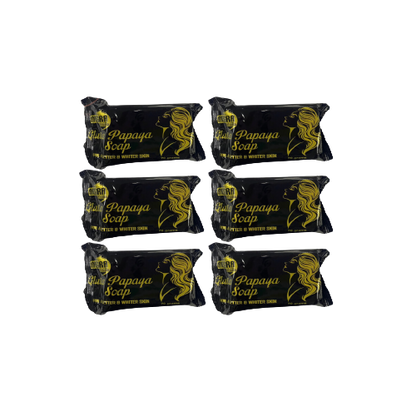 6 Pcs Negra Ultima Gluta Papaya Whitening Soap