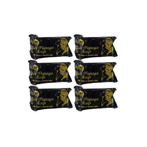 6 Pcs Negra Ultima Gluta Papaya Whitening Soap