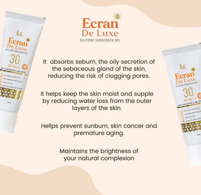 Luxe Skin Ecran De Luxe Silicone Sunscreen Gel