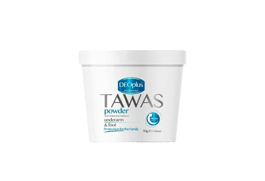 DeoPlus Natural Tawas Powder Blue 50g