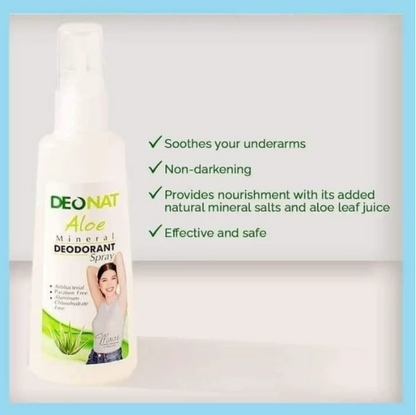 Deonat Natural Aloe Mineral Deo Underarm Spray 100ml