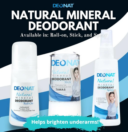 Deonat Natural Mineral Deodorant Stick Tawas 80g