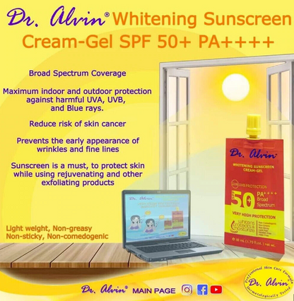 Dr. Alvin Whitening Sunscreen Cream 50ml