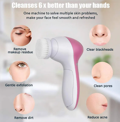 5 in 1 Facial Cleanser Massager Deep Cleansing