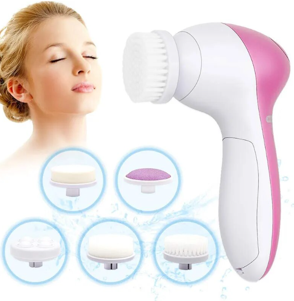 5 in 1 Facial Cleanser Massager Deep Cleansing