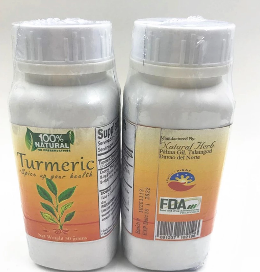 100% NATURAL TURMERIC