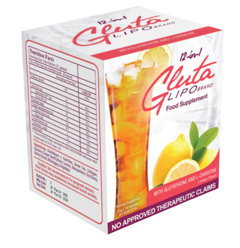 5 boxes of GlutaLipo Lemon Juice