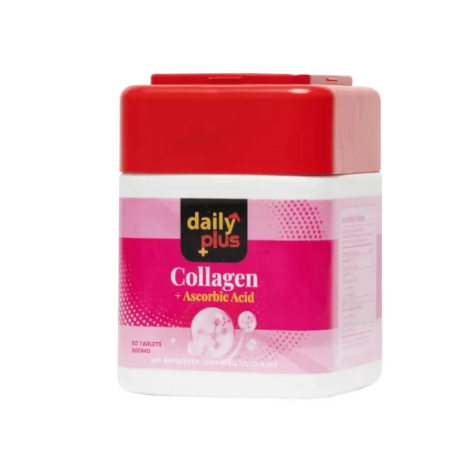 Daily Plus Collagen with Ascorbic Acid Supplement 60 Capsule