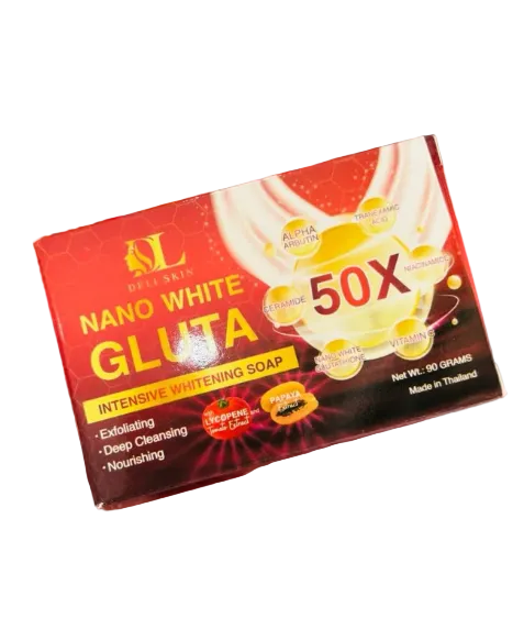 Deli Skin Nano White Gluta Intensive Whitening Soap 90g