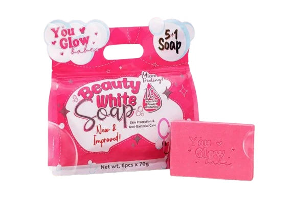 You Glow Babe Beauty White  Soap 6 in1 pack