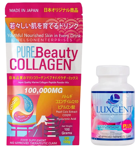 Luxcent Capsules and Pure Beauty Collagen