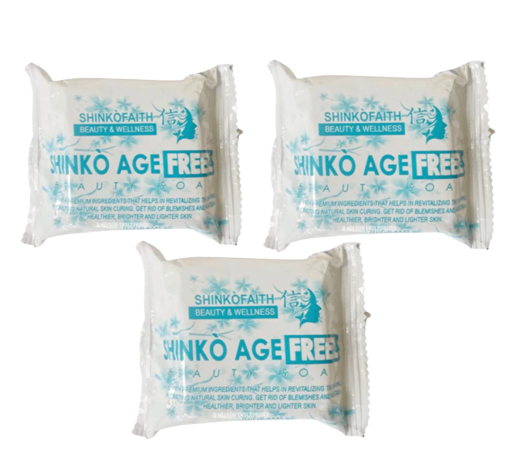 Shinko Age Freeze Beauty Soap- 3 Bars