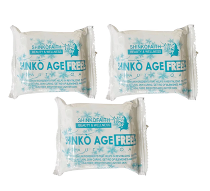 Shinko Age Freeze Beauty Soap- 3 Bars