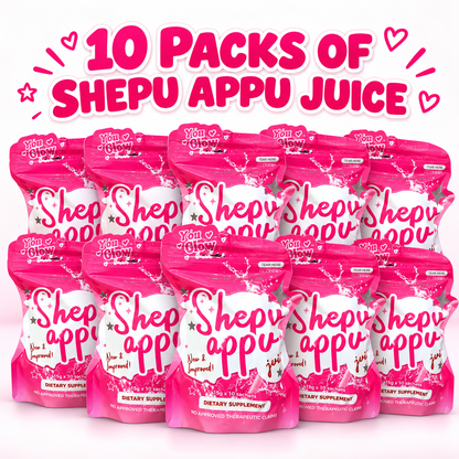 10 packs of You Glow Babe Shepu Appu Juice (10's/pk)-NEW PACKAGING