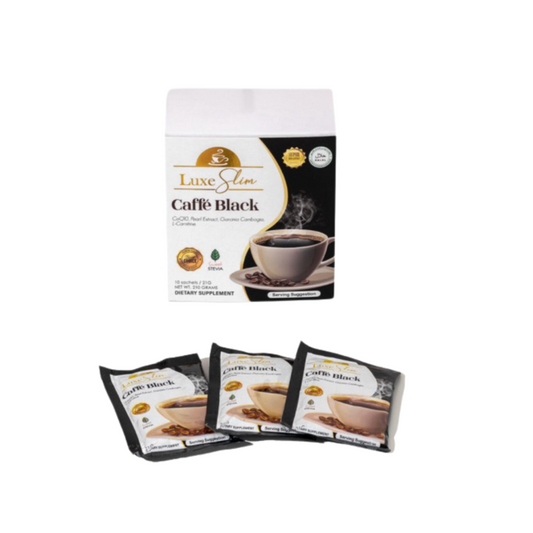 Luxe Slim Drinks Caffe Black (10 sachet)