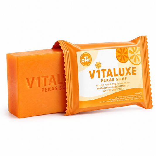 Vitaluxe Pekas Soap 100g Brightening Face & Body Soap for Dark Spots and Uneven-Looking Skin