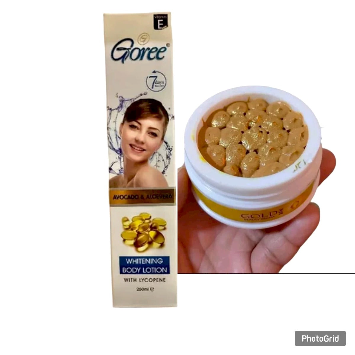 combo of Goree Beauty Cream & lotion