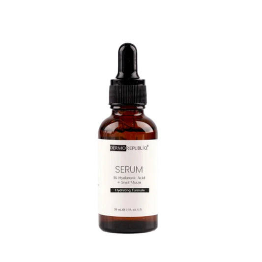 Dermorepubliq Facial Serum 1% Hyaluronic Acid + Snail Mucin 30ml