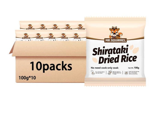 Mr Squirrel Shirataki Dried Rice 10 packs x 100g
