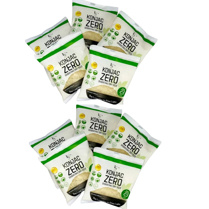 10pcs of Luxe Slim Konjac Zero Shirataki Dry Rice 80g – RC Health ...