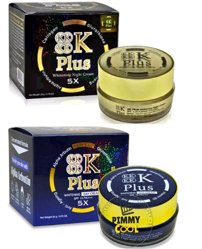 Combo of 4K (kkkk) Plus Whitening Night Cream & Day Cream Facial 20g