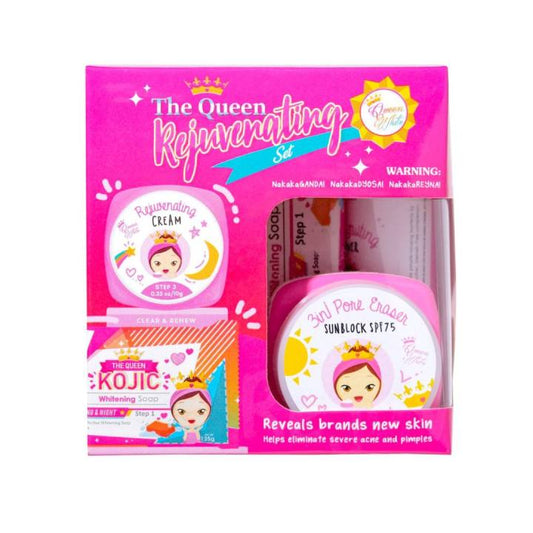 The Queen White Rejuvenating 4in1 Facial Set