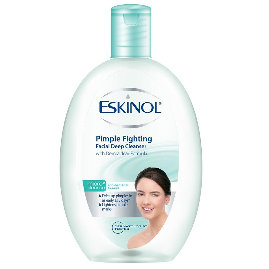 Eskinol Facial Deep Cleanser Pimple Fighting with Dermaclear Formula