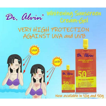 Dr. Alvin Whitening Sunscreen Cream 50ml