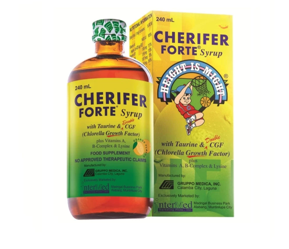 CHERIFER Forte Syrup Orange Flavor 240 ml