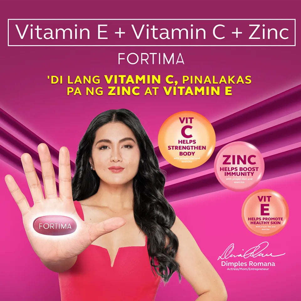 Fortima Vitamin C + Zinc Vitamin E 25pcs (PRE-ORDER)