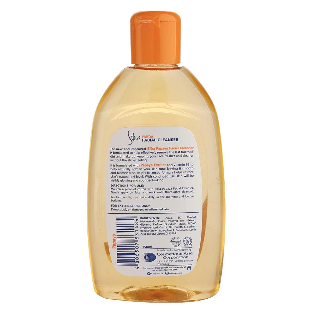 SILKA Papaya Facial Cleanser 150mL