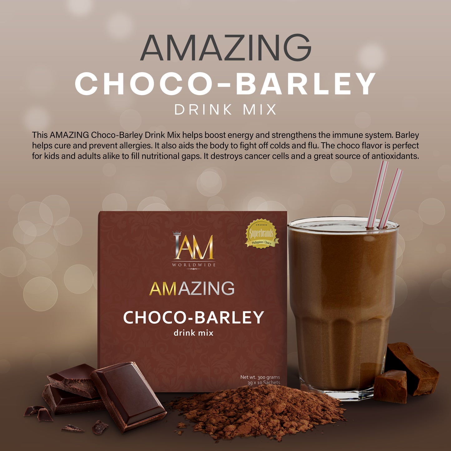 Amazing Choco Barley Juice Drink