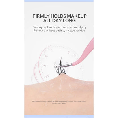 MLEN DIARY Glue-Free False Eyelashes – Baby Candy Style + Tweezers