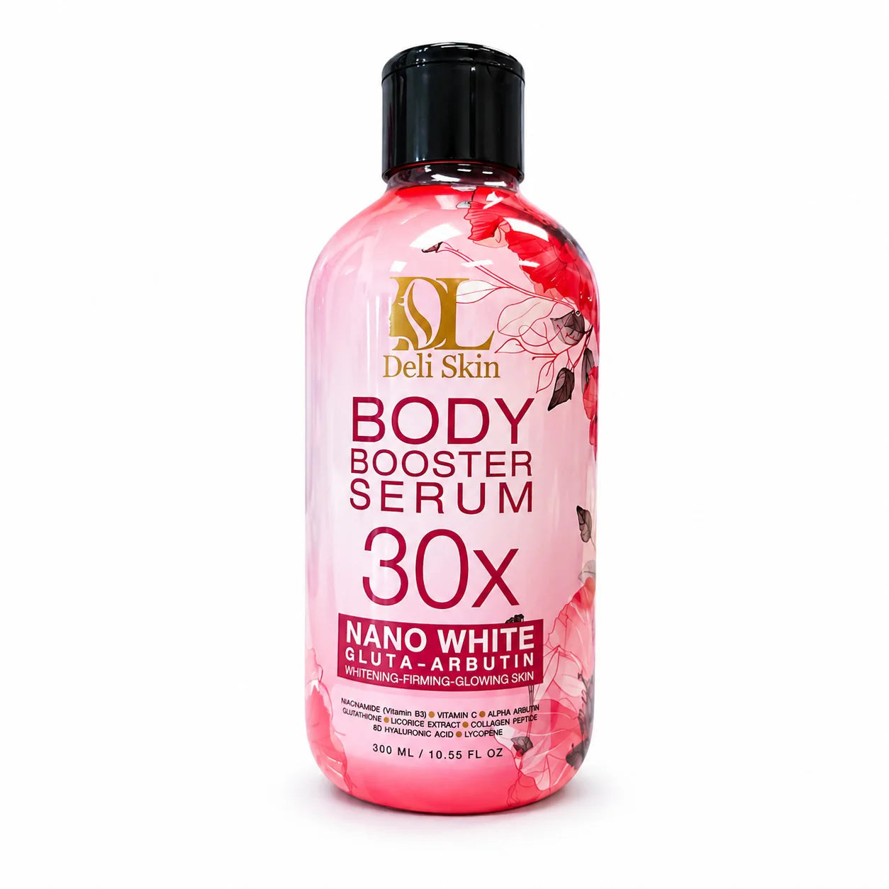 Deli Skin Body Booster Serum 30x Nano White Gluta Arbutin 300ml