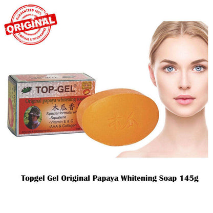 TOP-GEL Original Papaya Whitening Soap 145g