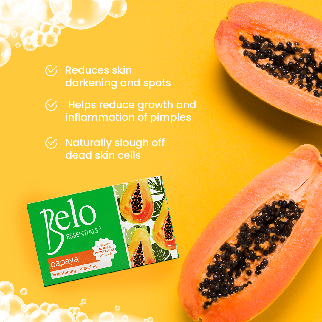 Belo Essentials Papaya Soap 135g