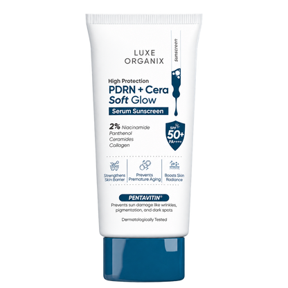 LUXE ORGANIX High Protection PDFN + Cera Soft Glow Sunscreen SPF50 40ml