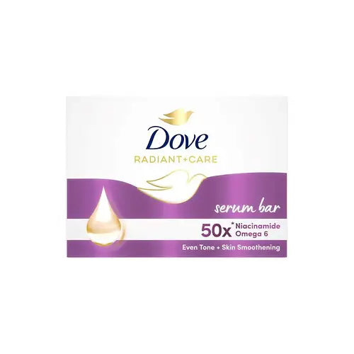 DOVE Radiant+Care Serum Bar Triples 50x Niacinamide + Omega 6 90G