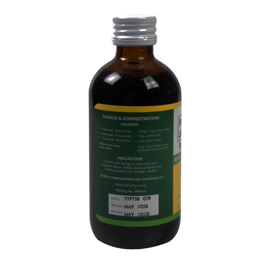 PLEMEX Anti-Cough/Anti-Asthma Syrup Banana Flavor 300mg/120ml