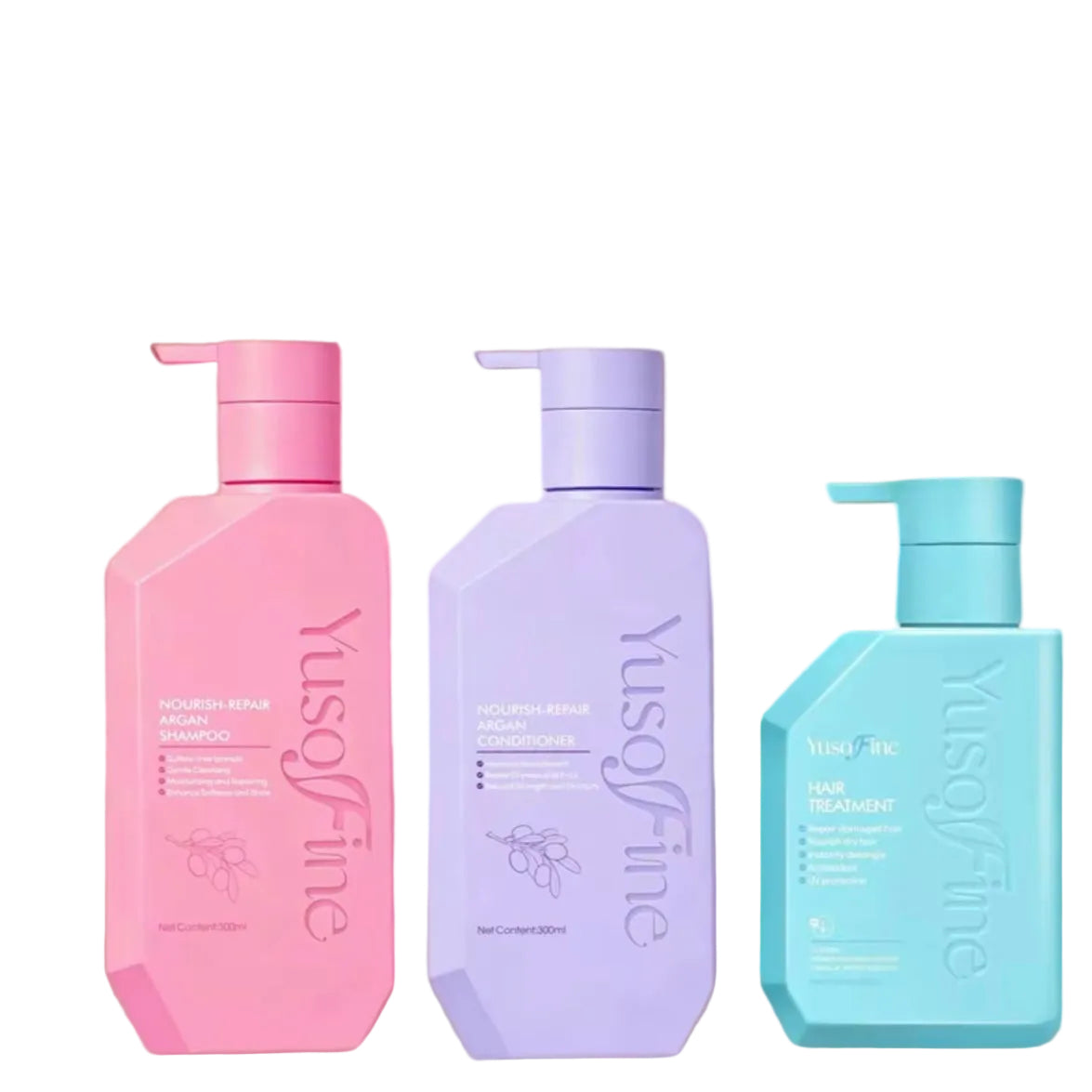Hair Care Bundle of Yusofine Nourish-Repair 3pcs