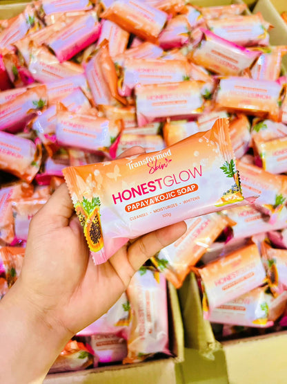 Honest Glow Papaya Kojic Soap 100g