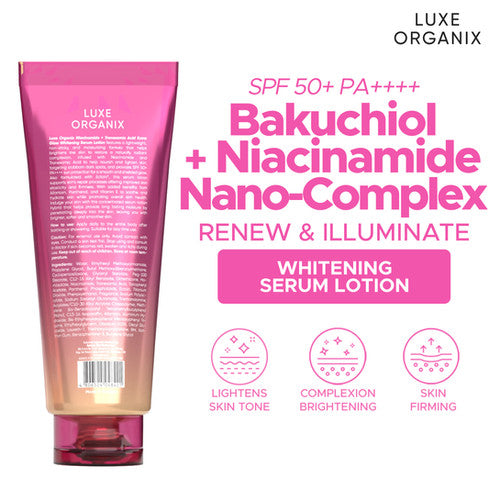 Luxe Organix Bakuchiol + Niacinamide Whitening Serum Lotion