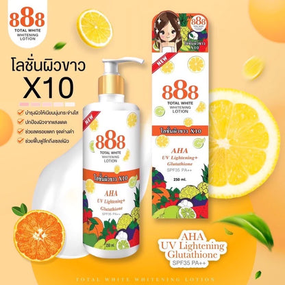 888 Total White Whitening Lotion 250ml
