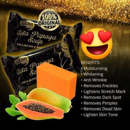 6 Pcs Negra Ultima Gluta Papaya Whitening Soap