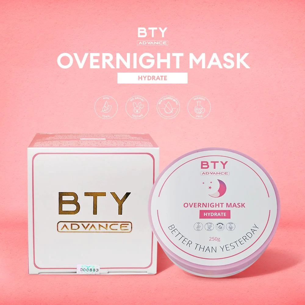 BTY Advance  Overnight Mask + Bright & Light Facial Cleanse