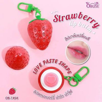 OBUSE Strawberry Lip Balm from THAILAND Lip Moisturizer