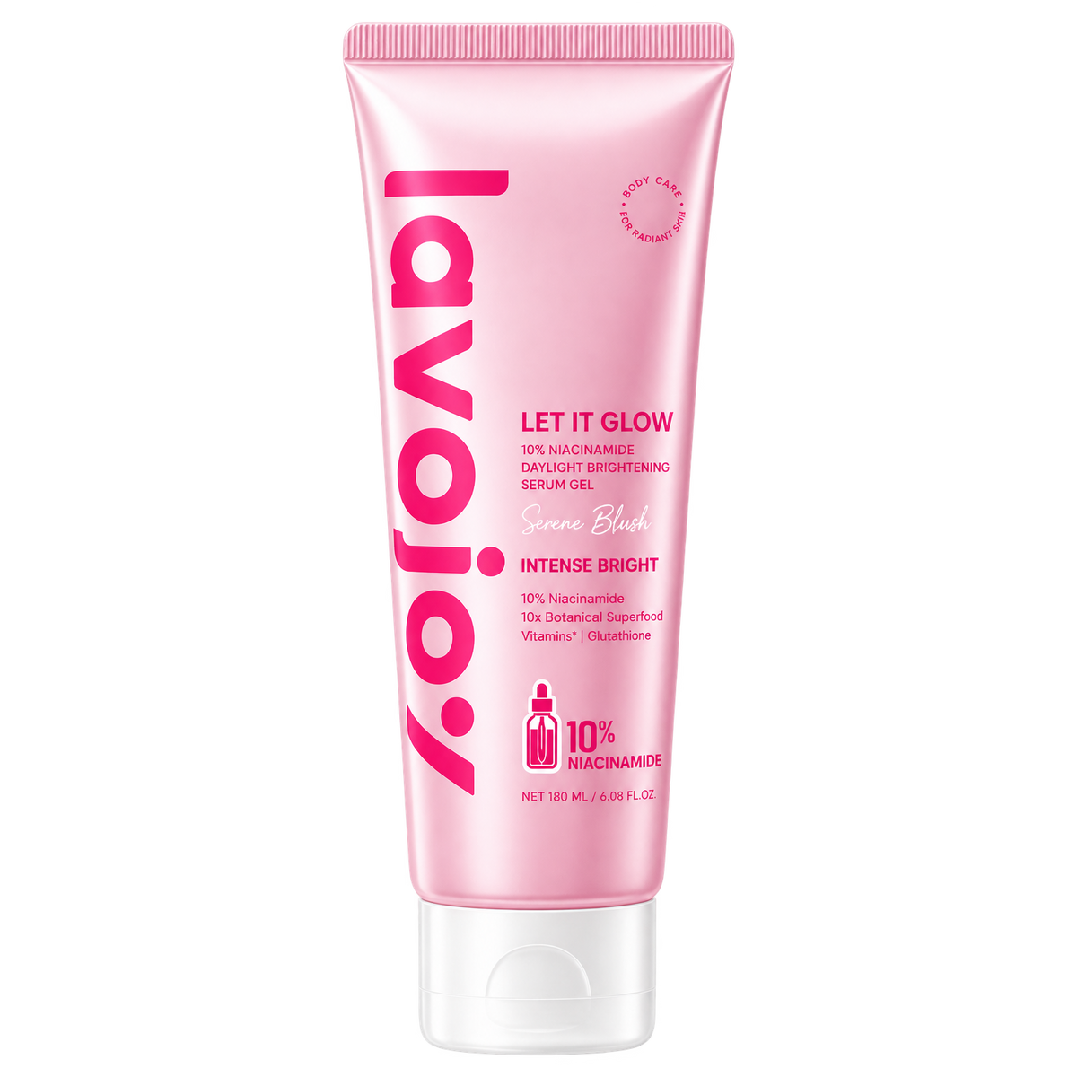 Lavojoy Let it Glow 10% Niacinamide Daylight Brightening Serum Gel 180ml