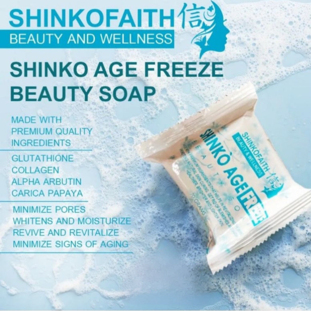 Shinko Age Freeze Beauty Soap- 3 Bars